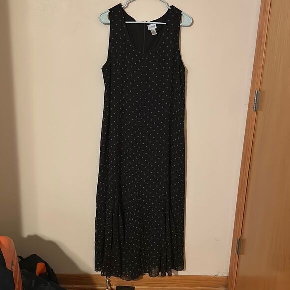 CHICO's Women's 100% Silk Sleeveless Formal Work Dress size 2 - Picture 1 of 4